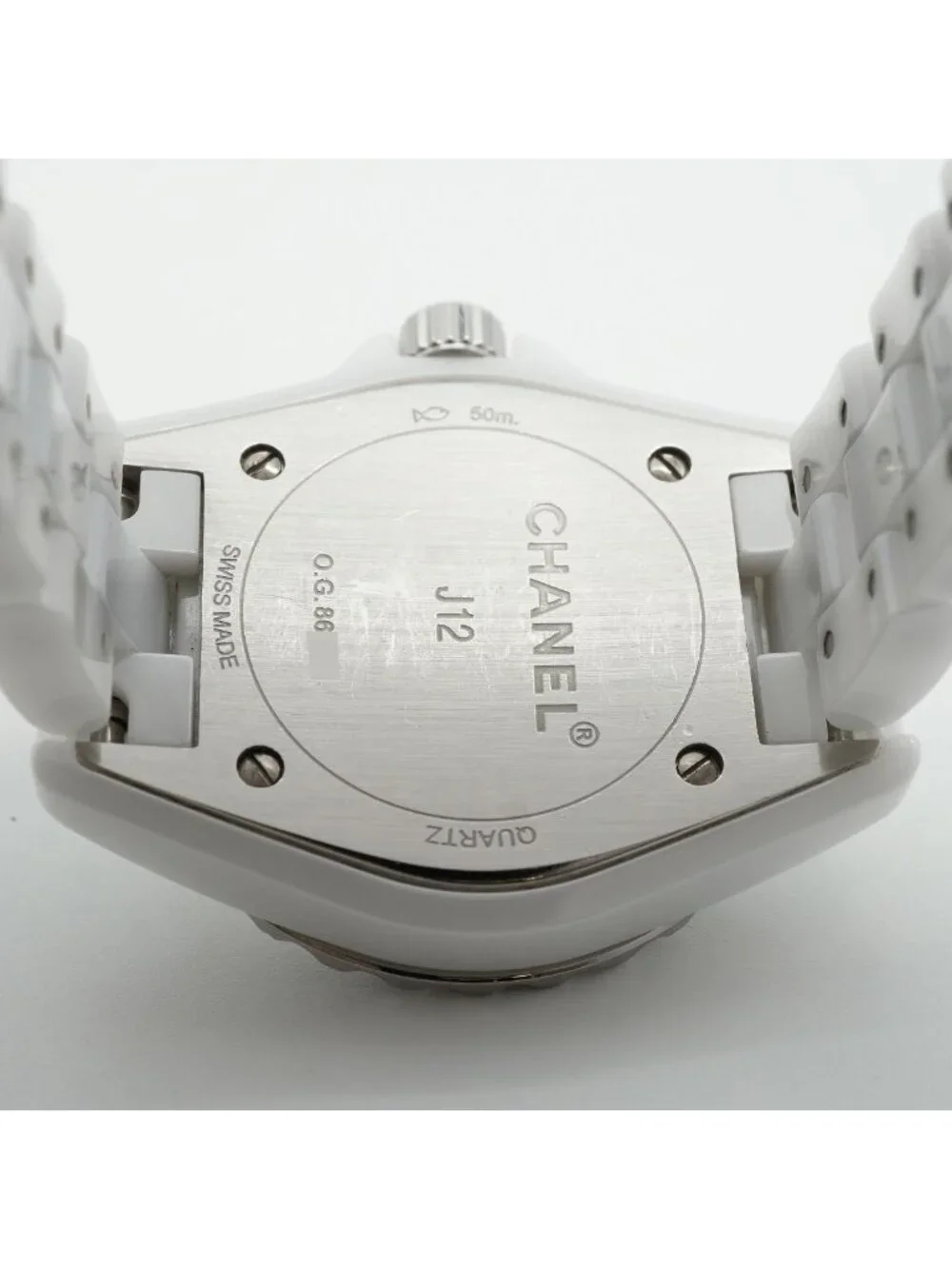 Chanel Diamond White Dial Watch
